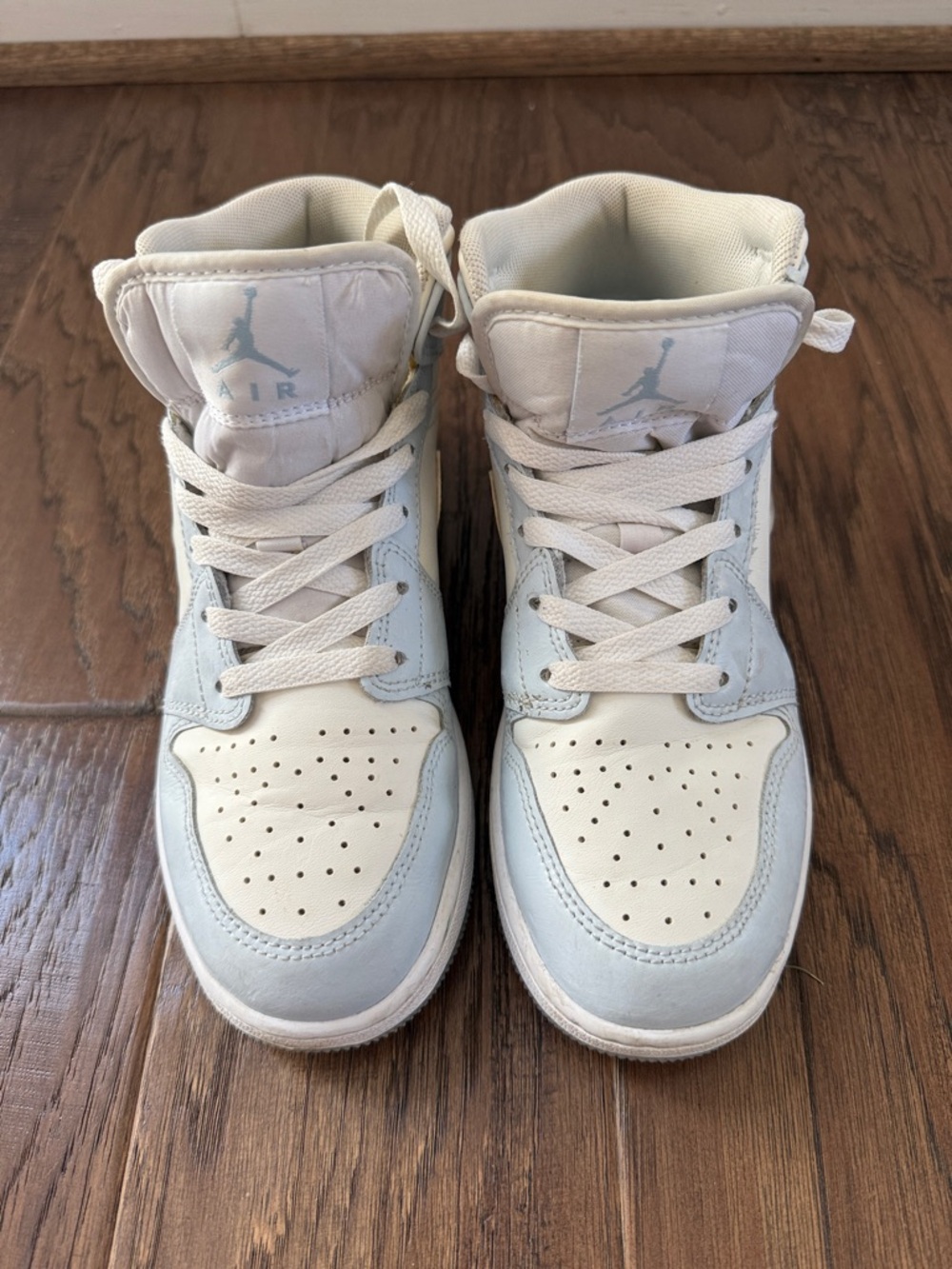 Air Jordan 1 Mid SE Blue Tint/Summit White/Ice White Youth 5 or W 7